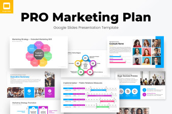 Pro Marketing Plan Google Slides Presentation Template
